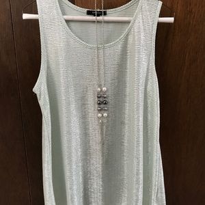 Pale Mint Shimmer Tank